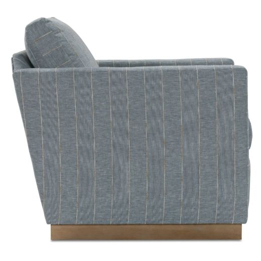 Picture of Quick Ship Allie Swivel - Indigo Kid-proof Stripe